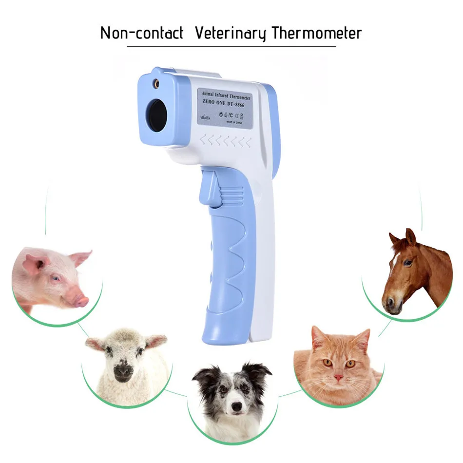 DT 8866 Meterk цифровой Pet инфракрасный термометр бесконтактный ветеринарный для собак