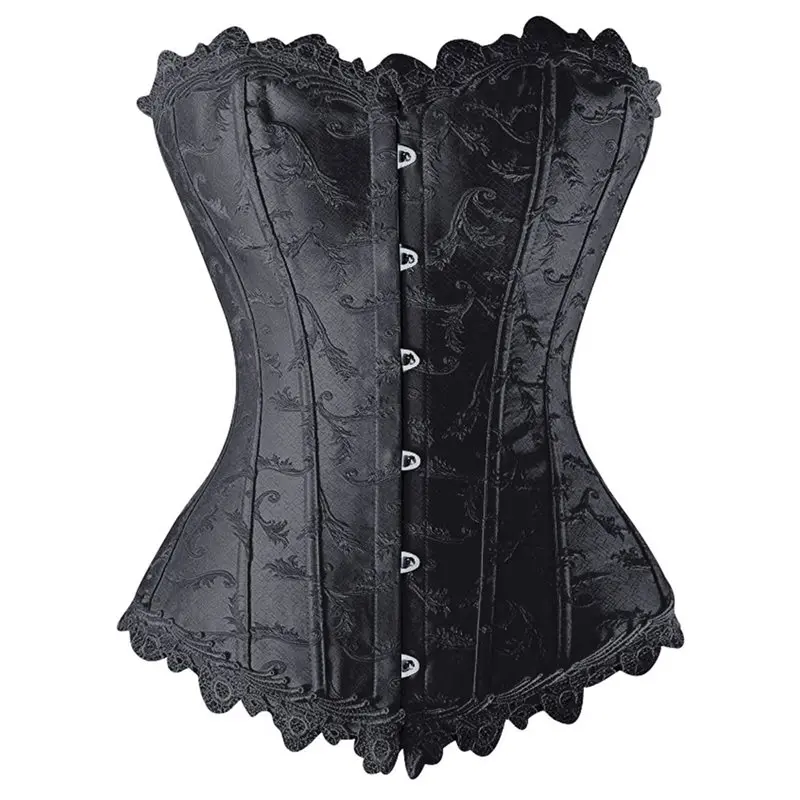 Женское нижнее белье черное готическое однотонное со шнуровкой 2019 | Женская