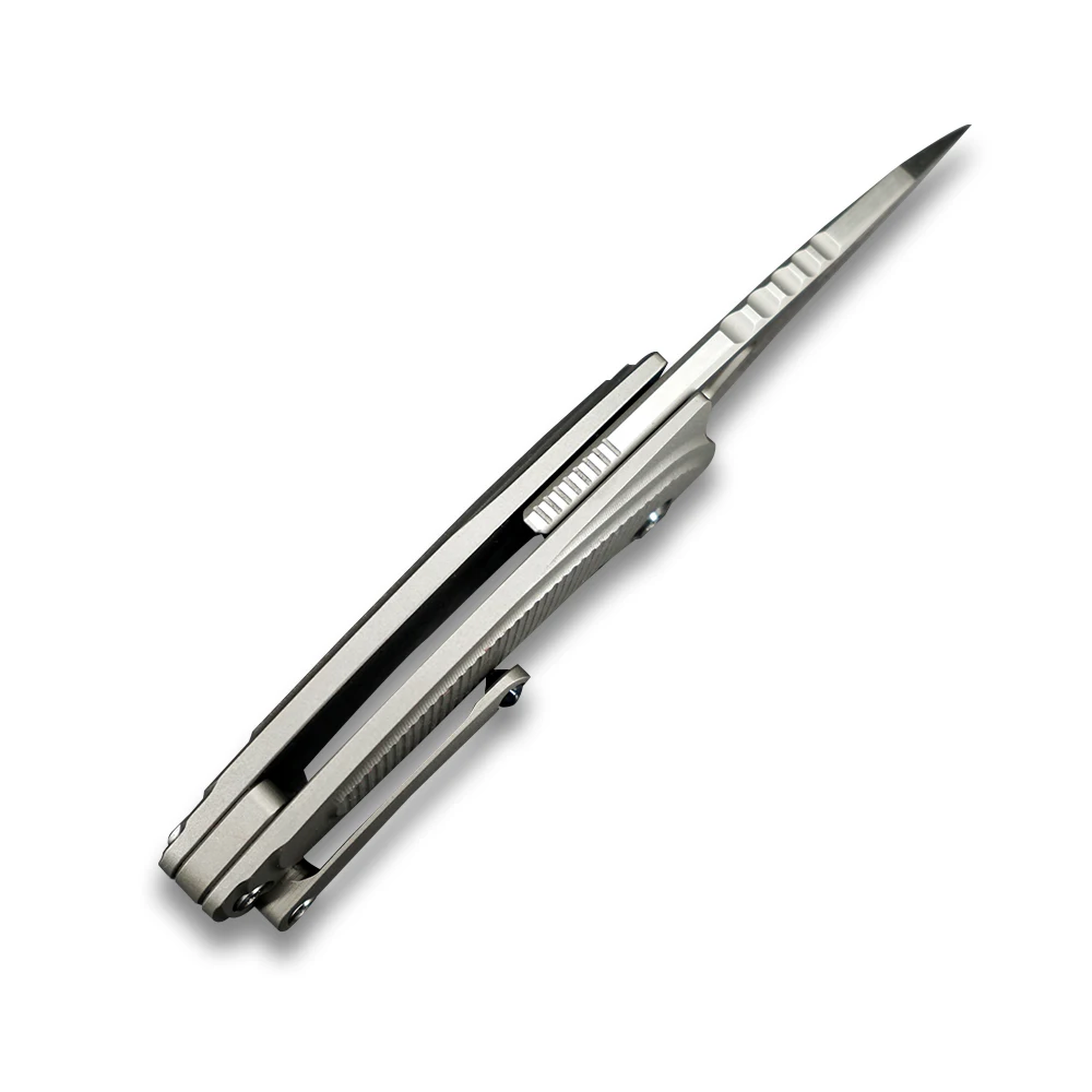 TwoSun мини M390 складной нож карманный нож Походный нож открытый инструмент для выживания EDC TC4 титановые быстрооткрывающиеся шариковые подшипники TS68