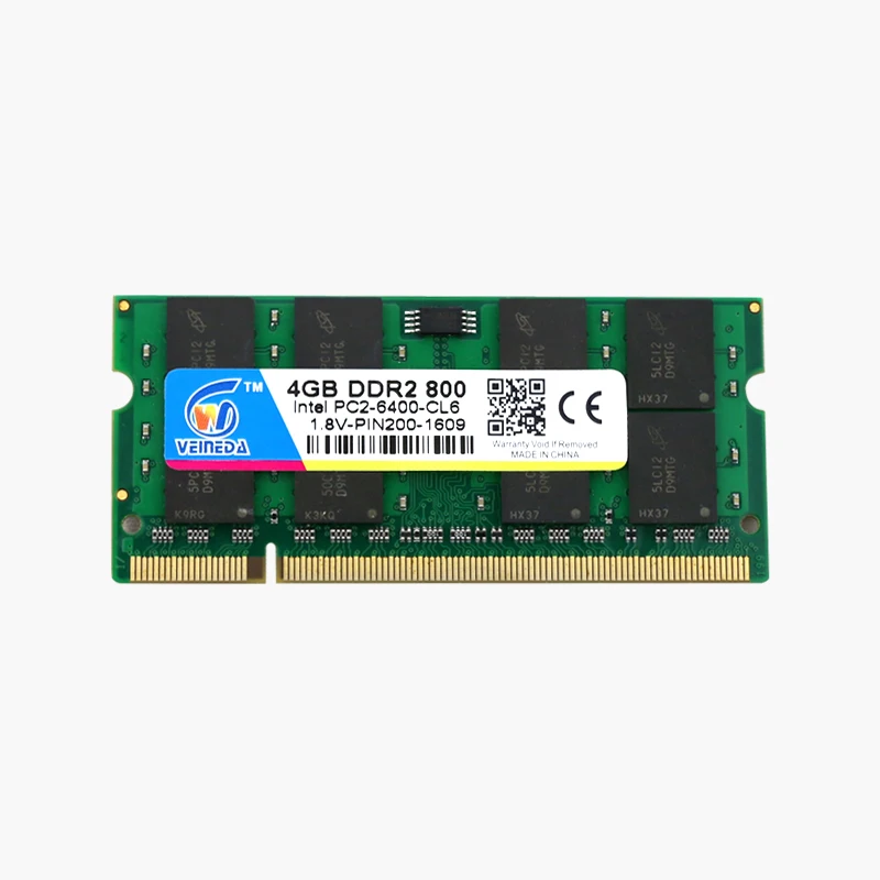 VEINEDA DDR2 Ram 1 gb/2 gb/4 gb Memoria 4gb ddr2 533 667 800MHz Sodimm 2gb ddr 2 800 PC2-6400 для ноутбука Mobo | Компьютеры и
