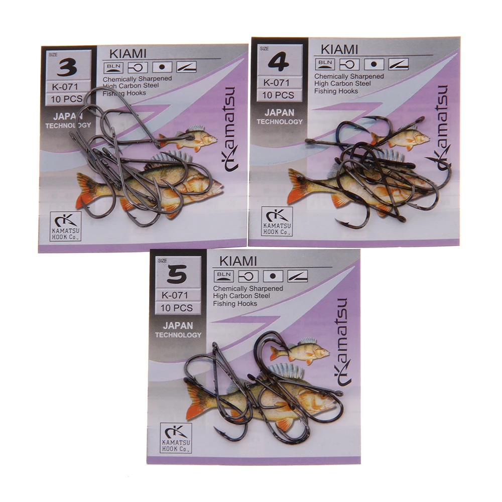 FISH KING 50 шт. 3-12 # KIAMI рыболовный крючок с длинным хвостовиком приманка Vissen червь