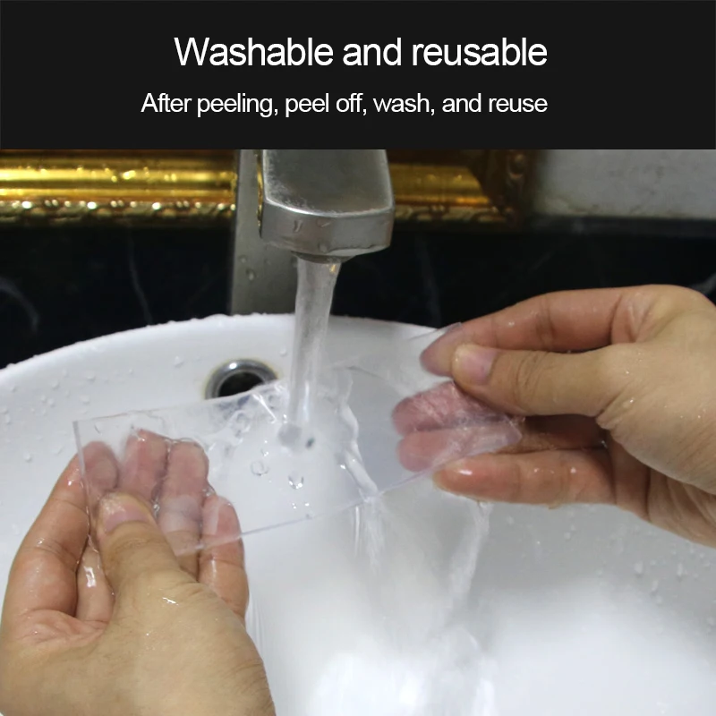 Двухсторонние клейкие ленты из силикагеля 1 мм суперпрозрачная Двухсторонняя