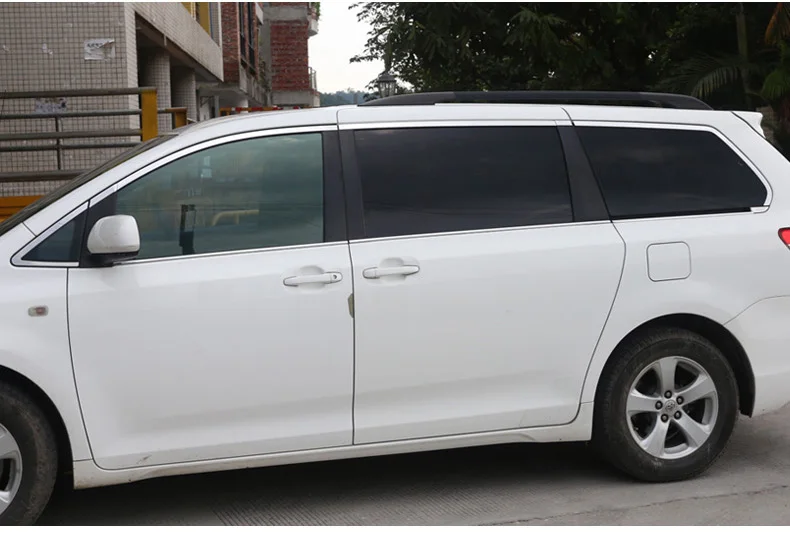 Lsrtw2017 авто-Стайлинг 304 нержавеющая сталь окна автомобиля планки для toyota sienna 2011 2012 2012 xl30