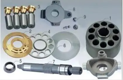 

UCHIDA AP2D38 hydraulic pump spare parts replacement