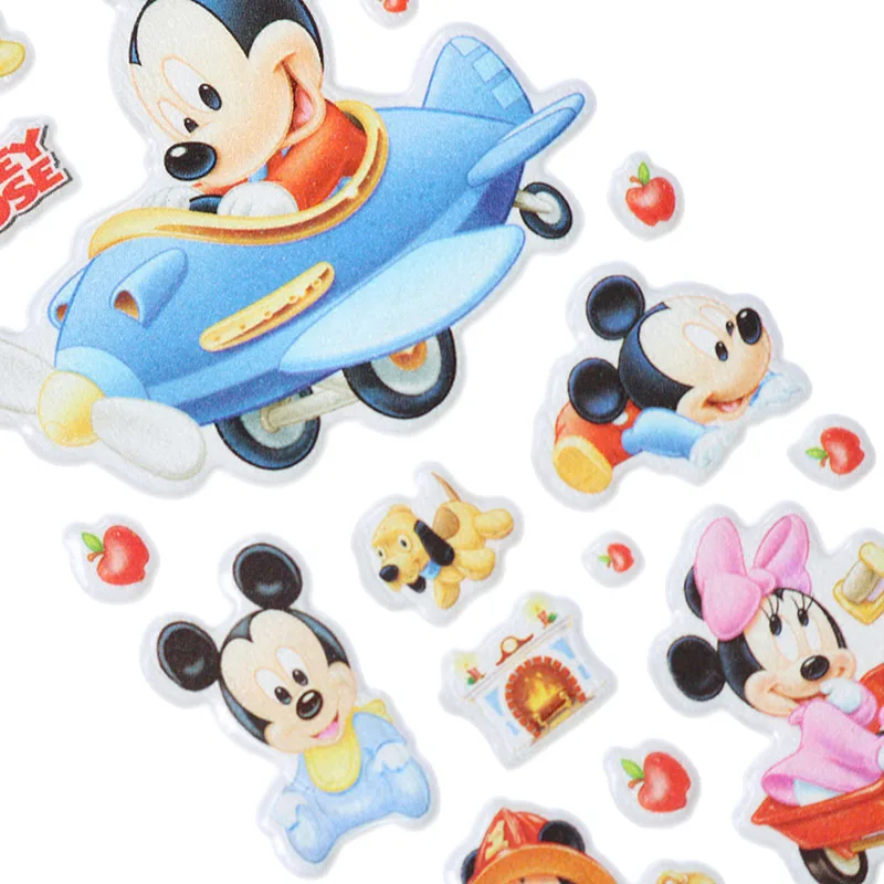 10 шт мультфильм Микки Маус стикер детский подарок на день рождения игрушка милый