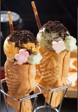 LPG Gas Commercial Use Non-stick Ice Cream Fish Taiyaki Machine | Бытовая техника