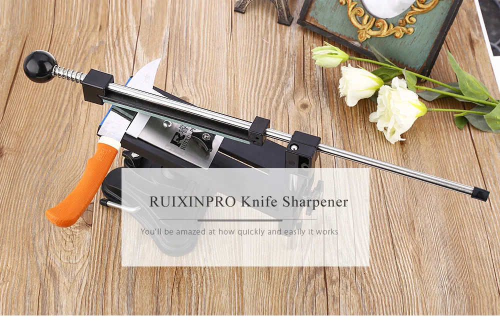 Ruixin Pro II, нож шеф-повара, Шлифовальная система, карандаш, точилка для кромок с 4 точильными камнями, профессиональная точилка для ножей шеф-повара, распродажа