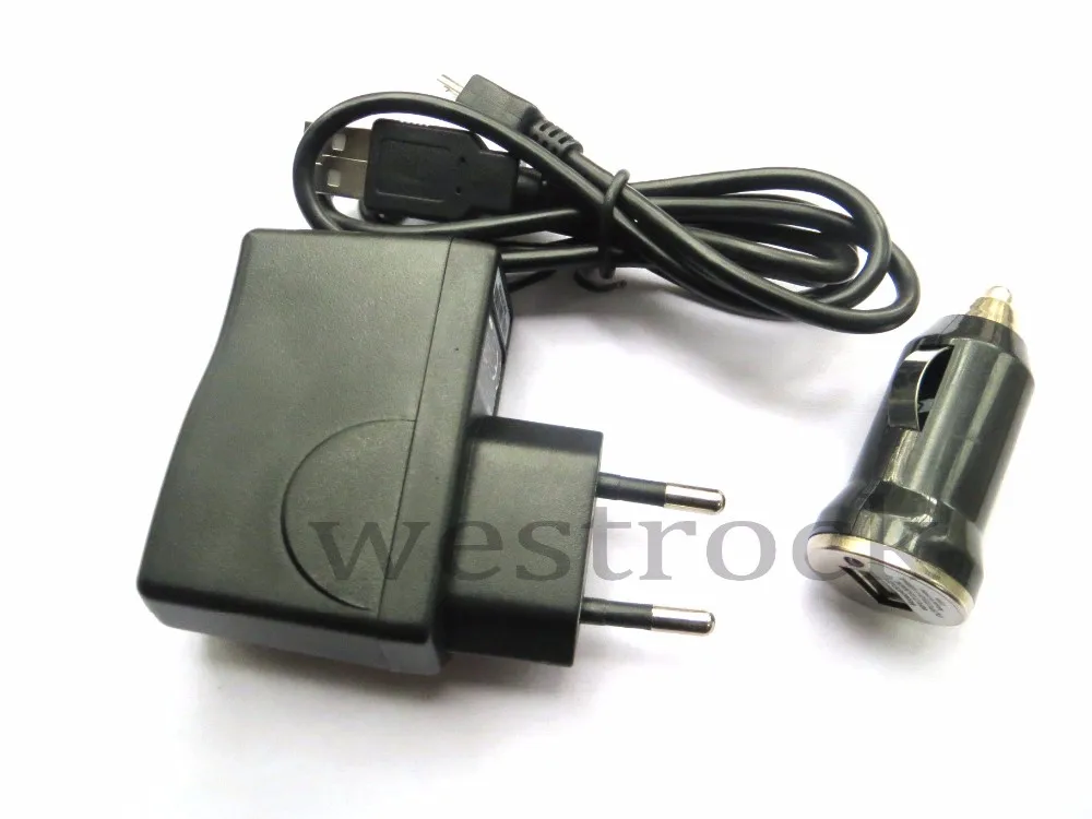 USB зарядное устройство для путешествий и Micro кабель передачи данных