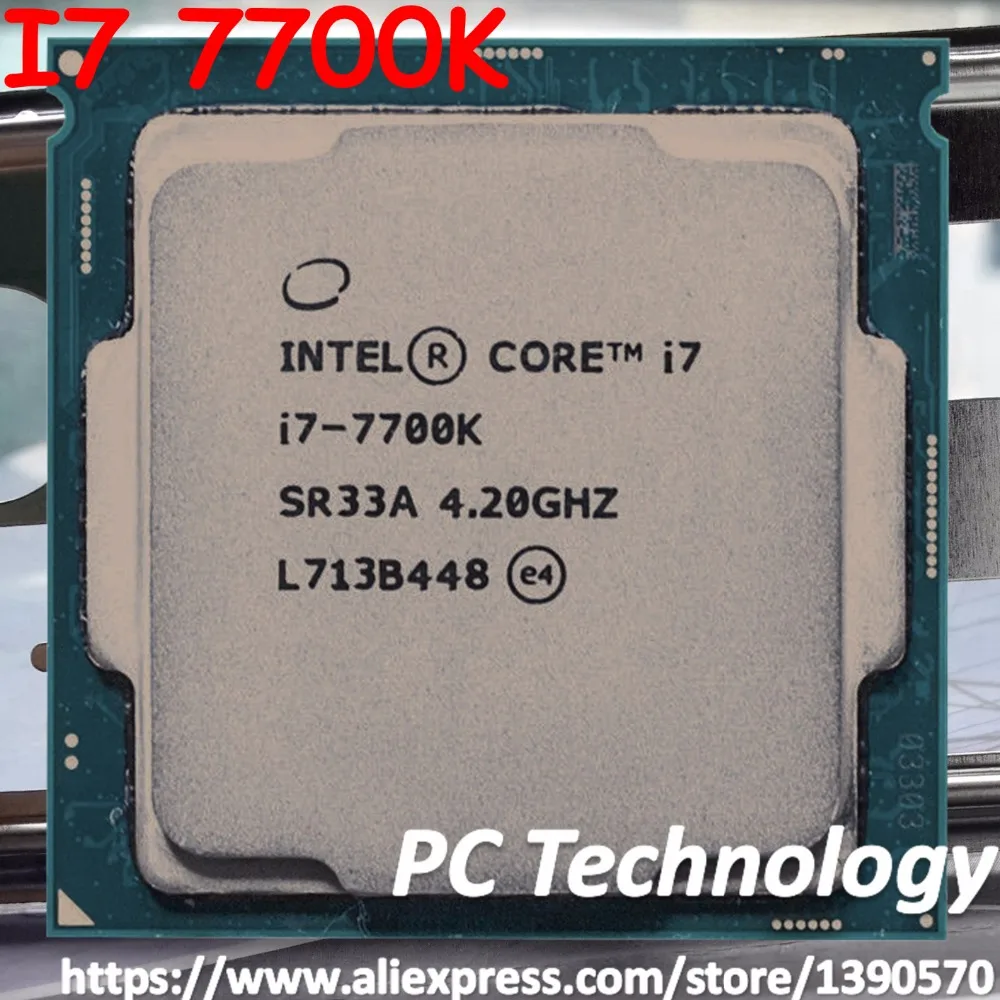 Procesador Original Intel Core i7-7700K Quad-Core CPU i7 7700K 4,2 GHz 8 hilos LGA1151 91W 14nm i7 7700K, envío gratis