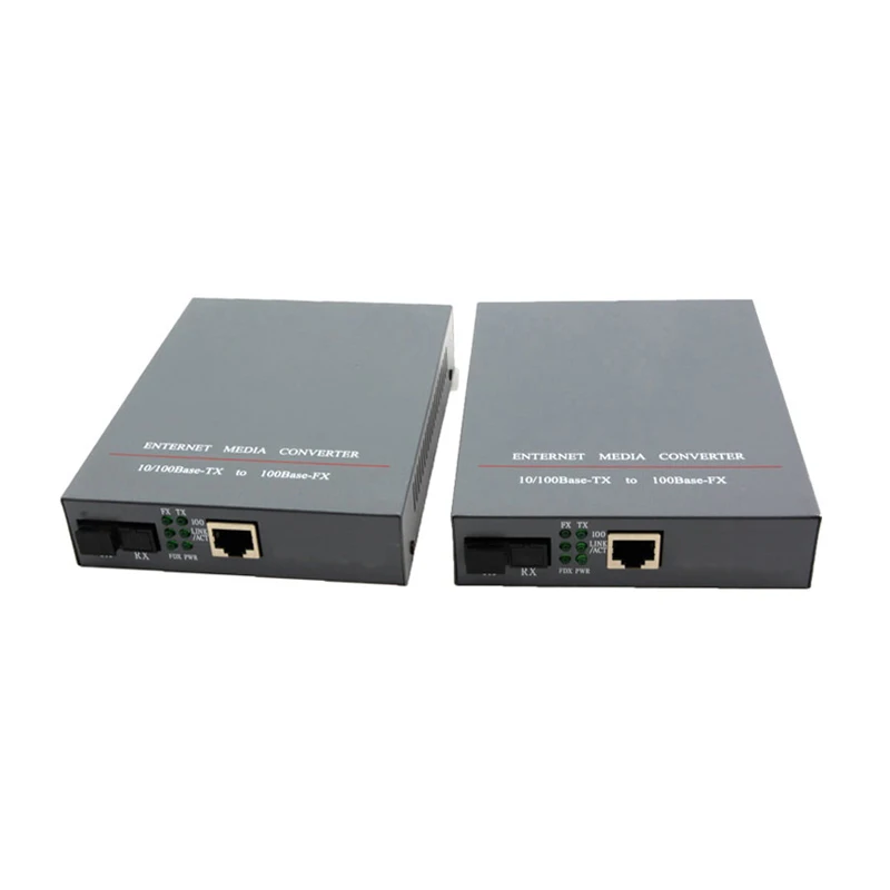 Оптоволоконный медиаконвертер 1 пара 10/100 м одномодовый одноволоконный порт SC 25