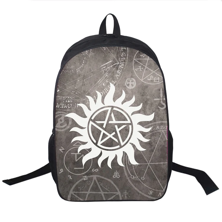 12 Высококачественный рюкзак Supernatural для детей, сумки для мальчиков и девочек, модный подарок-сюрприз, рюкзак для подростков, школьный рюкзак - Цвет: 12