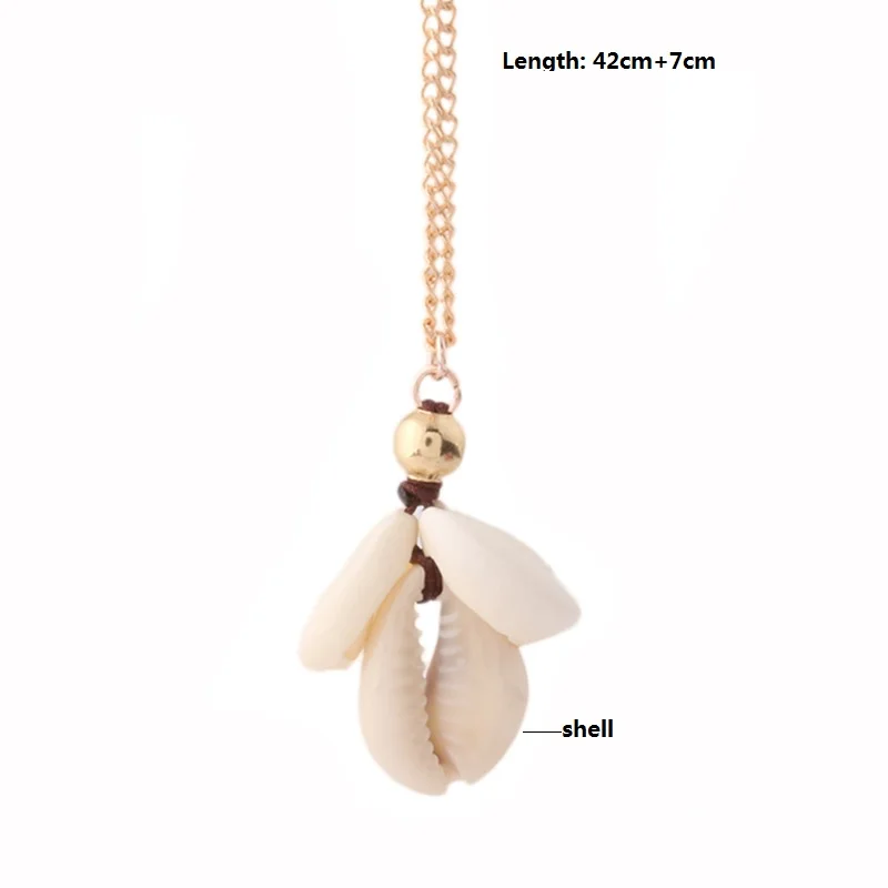 Висячие серьги NeeFu WoFu брендовые большие длинные цветные золотые в форме ракушек