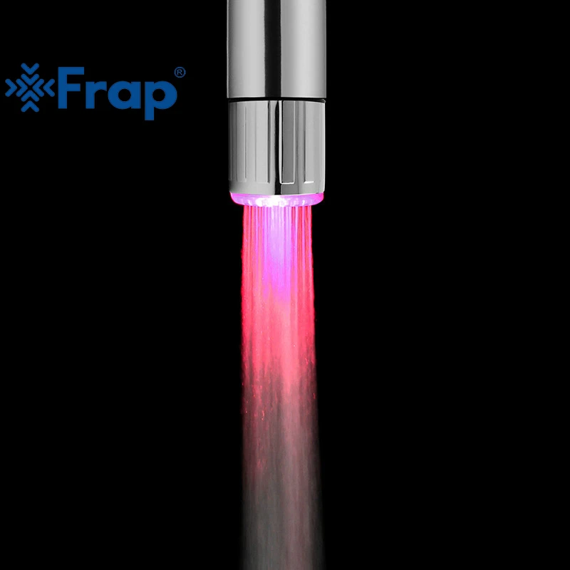 FRAP кран аэратор кухонный хромированный кран аэратор диффузор светодиодный смеситель для воды кран соединитель кран адаптер раковина кран отверстие крышка