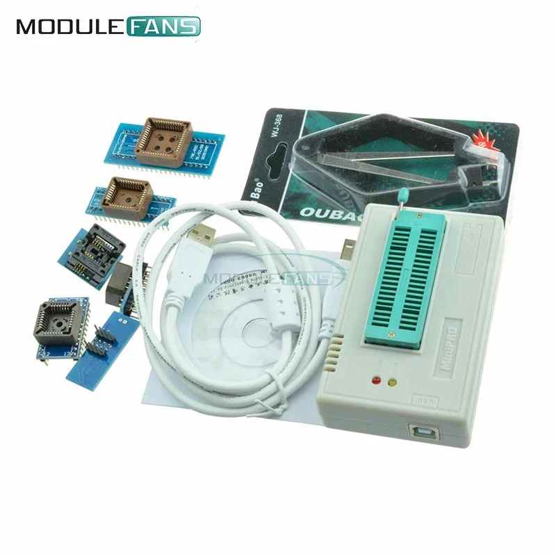 TL866 TL866A TL886CS Programmer Device USB Eprom Flash BIOS 6 Adapter PLCC IC Extractor Universal ICSP Serial Interface PIC MCU |