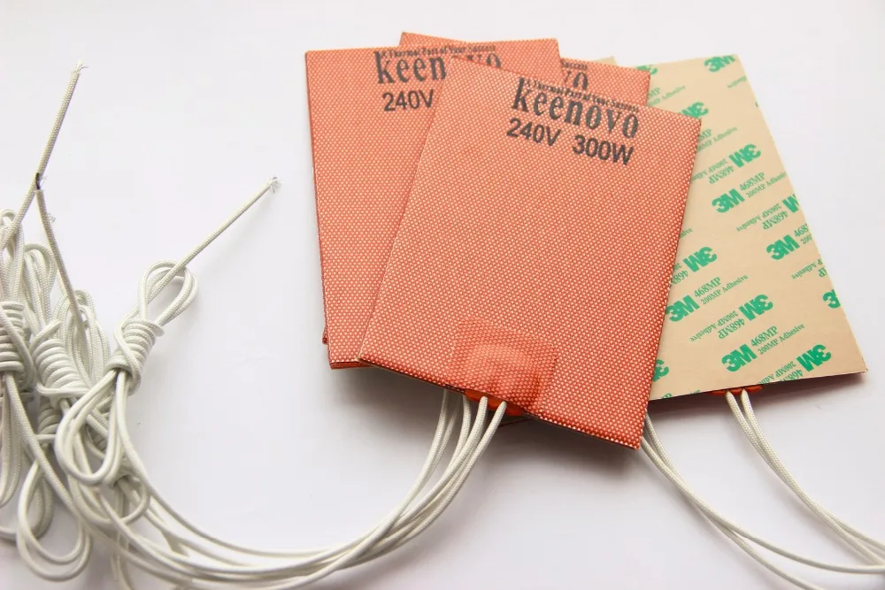 150X100 мм 300 Вт@ 240 В Keenovo Универсальный гибкий силиконовый Нагреватель Коврик/коврик/элемент моторное масло поддон нагреватель, Нагреватель соломы