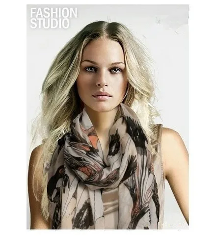 2014 Winter warm American and Europe winter head Printed scarf women's shawls scarves india ladies female headband | Аксессуары для