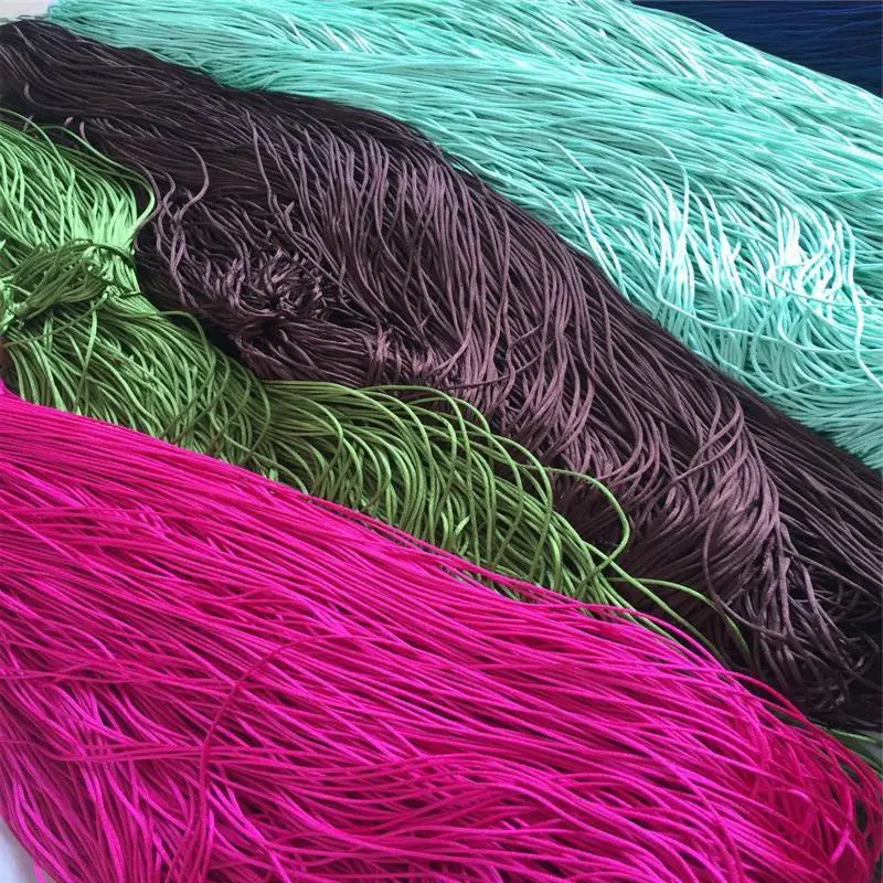 Новый Прочный Плетеный шнур для макраме Шелковый атласный нейлоновый веревка