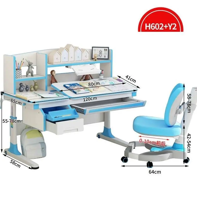 Tablo Pupitre Infantil Estudio мебель Tisch набор Kinder Tafel Tableau Estudiar Enfant стол Escritorio Меса для обучения детский стол - Цвет: Version C