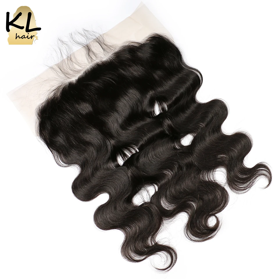 KL Hair объемная волна 13x6 ухо к уху фронтальная кружевная застежка с детскими волосами предварительно выщипанные человеческие волосы бразильские волосы remy отбеленные узлы