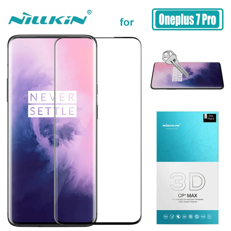 Для Oneplus 7T 7 Pro стекло Nillkin CP+ Max полное покрытие 3D безопасное закаленное стекло Защита экрана для Oneplus 7T 7 Pro HD стеклянная плёнка