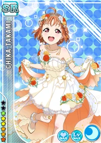 Takami Chika LoveLive! Sunshine Aqours Невеста все мамберы Chika Riko Kanan You Yoshiko Hanamaru Mari Ruby Dia косплей костюм свадебное платье - Цвет: Takami Chika
