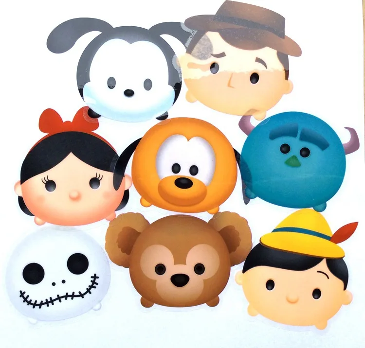 50 листов/партия ПВХ водонепроницаемый ЦУМ серии наклейки pegatinas наклейка в форме