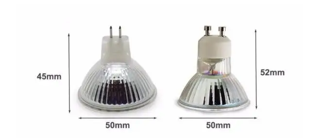5 Вт MR16 Светодиодный прожектор Стекло body AC/DC12V затемненные COB Светодиодный прожектор лампы теплый белый холодный белый