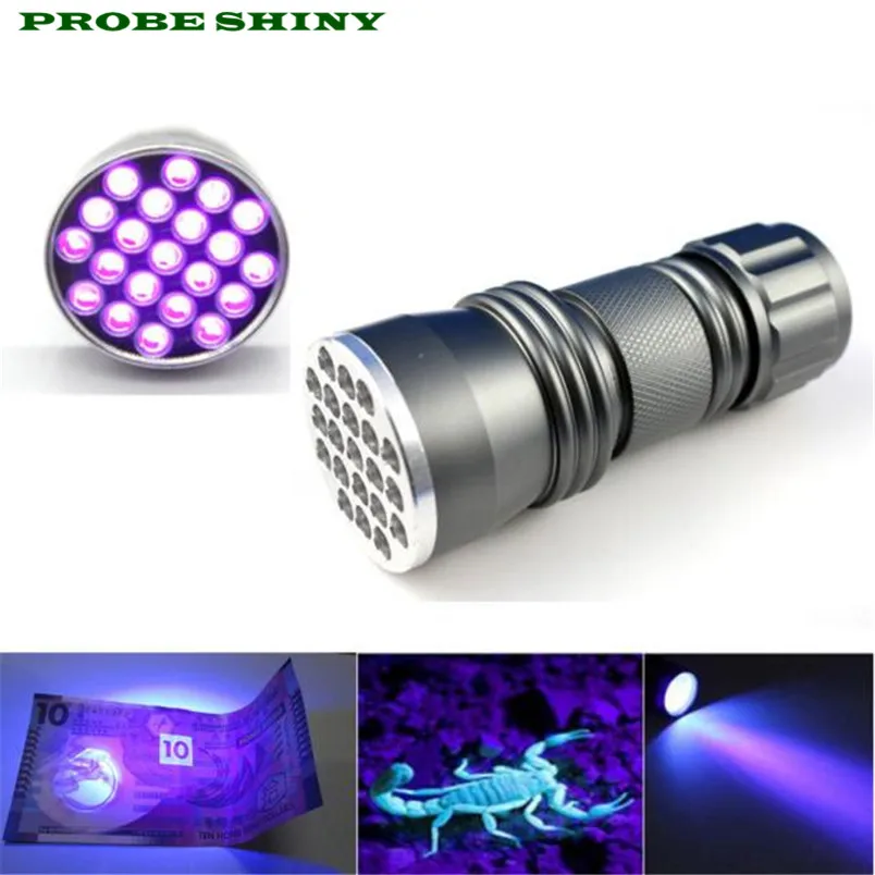 Светодиодные лампы УФ ультрафиолетовый фонарик светодиодный аккумулятор AAA 395 нм