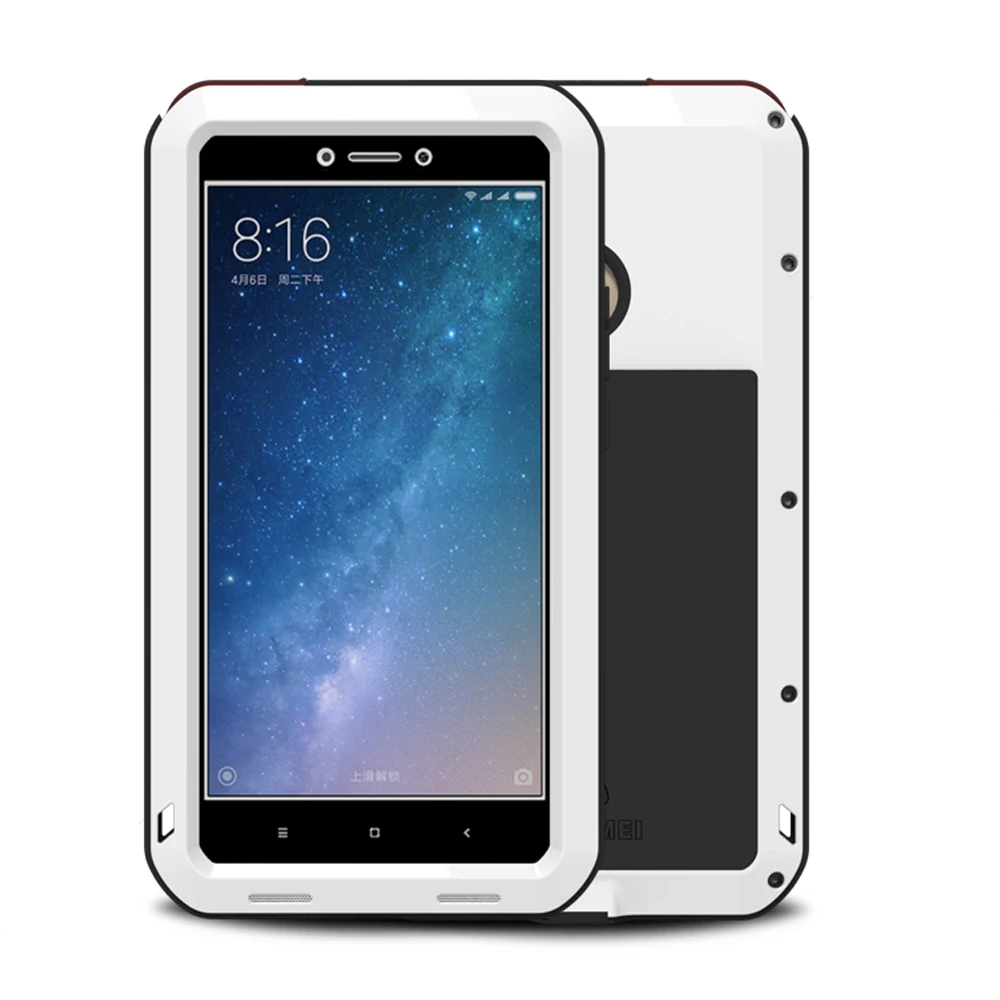 Защитный чехол LOVE MEI для xiaomi mi Max 2 Life водонепроницаемый ударопрочный Max2