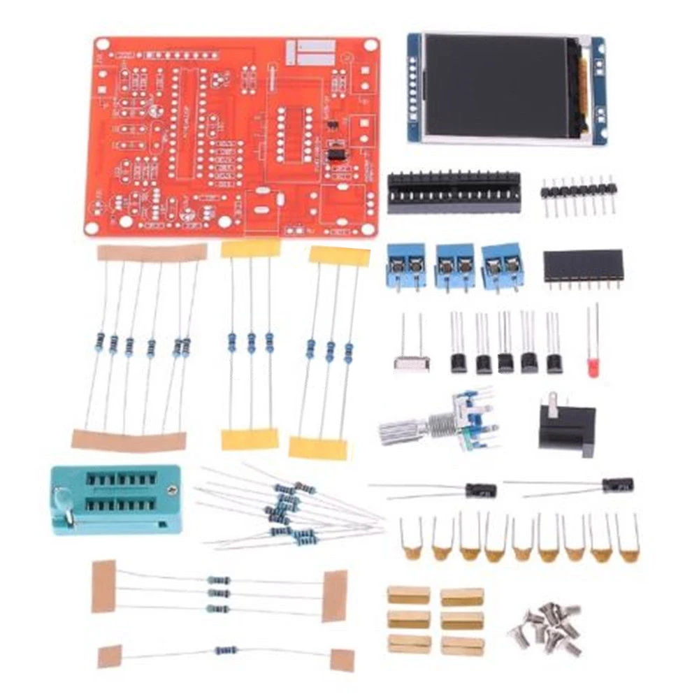 

Mega328 Transistor Tester LCR Capacitance ESR meter PWM TFT LCD Generator DIY