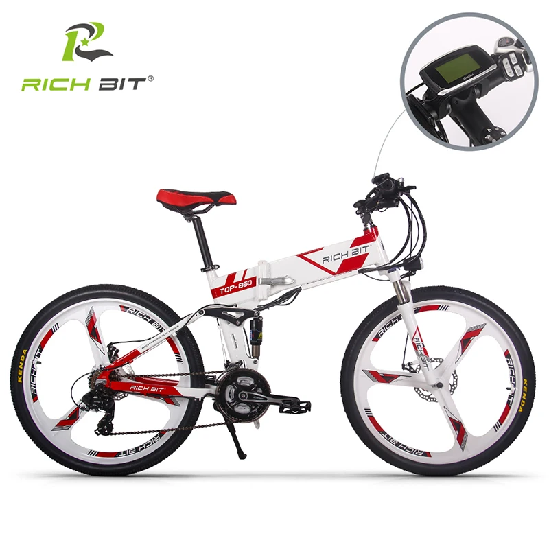 RICHBIT Новый Горный складной электрический велосипед 36 в * 250 Вт Европейская рама