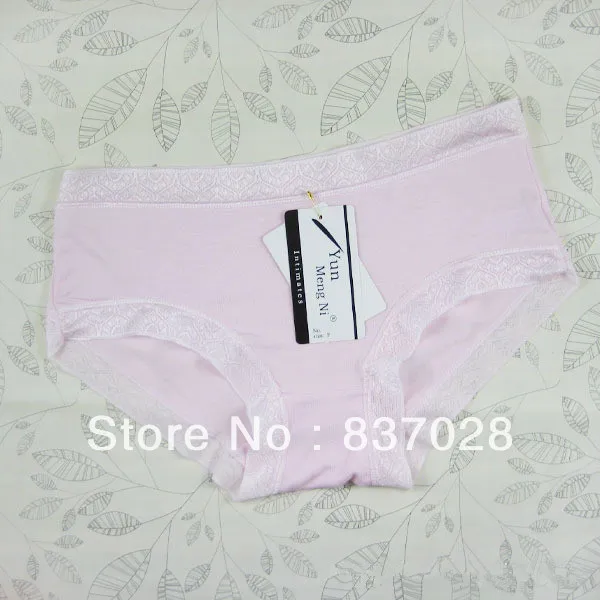 Бесплатная доставка 5 шт./лот горячие женские кружевные трусики из бамбукового