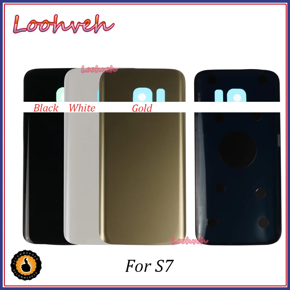 Задняя стеклянная крышка аккумулятора для SAMSUNG Galaxy S7 S7edge сменный корпус GALAXY G930F
