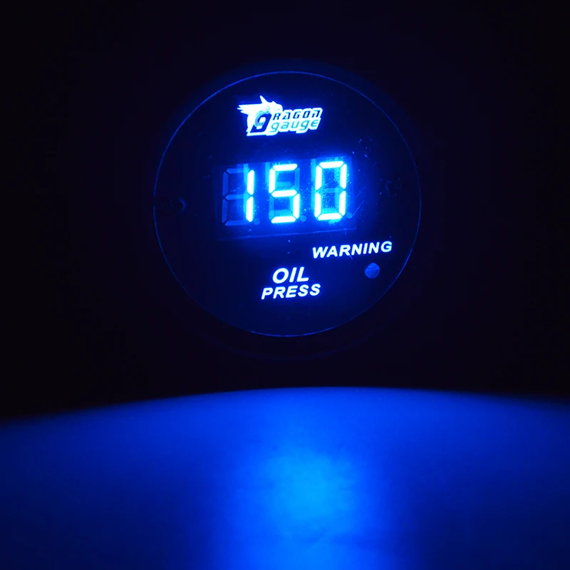 Dragon автомобильный измерительный прибор 2 &quot52 мм Датчик давления масла синий
