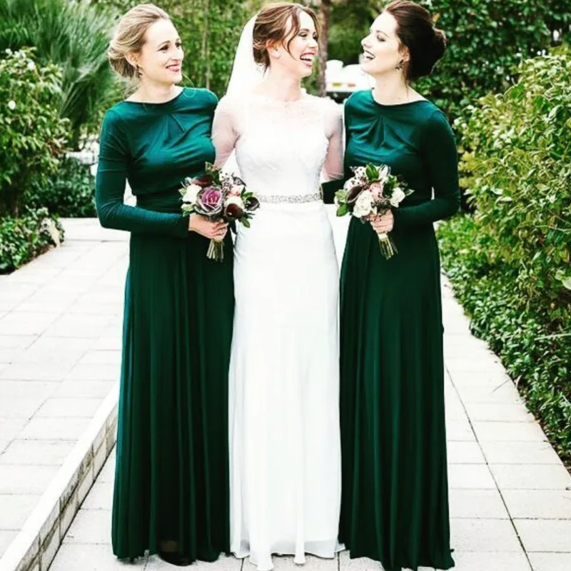 Роскошный Зеленый Шифон Невесты Платья Дешевые A-Line Бальные На Заказ Размер