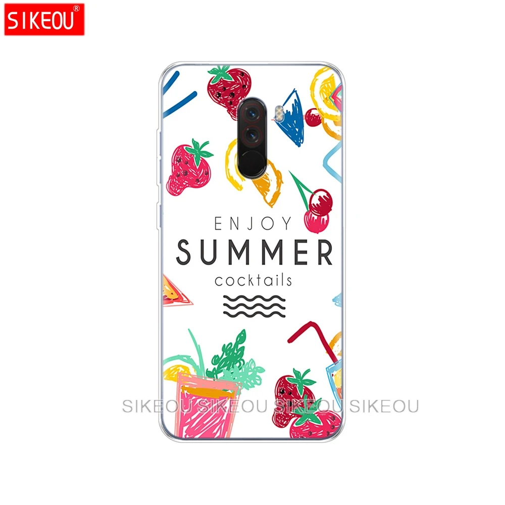 33740 Мягкий силиконовый чехол для Xiaomi Pocophone F1 Xiaomi Poco F1 чехол s Мягкий ТПУ чехол для телефона Xiaomi Pocophone F1 Global F 1 милый - Цвет: 33740