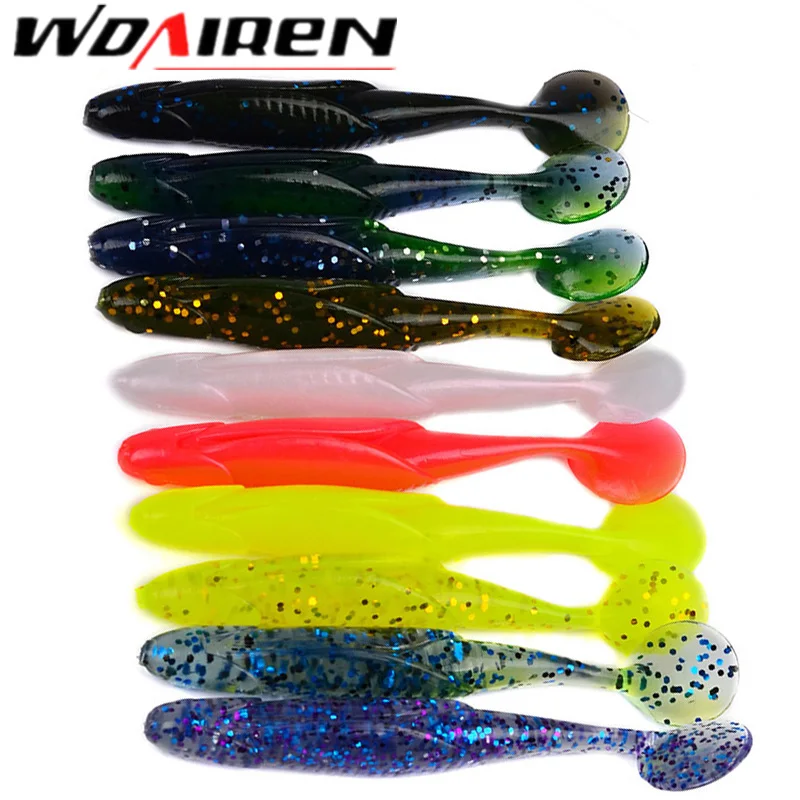 WDAIREN Easy Shiner мягкие приманки 9 5 см 6 2 г 10 шт./лот плавающие искусственная Мягкая