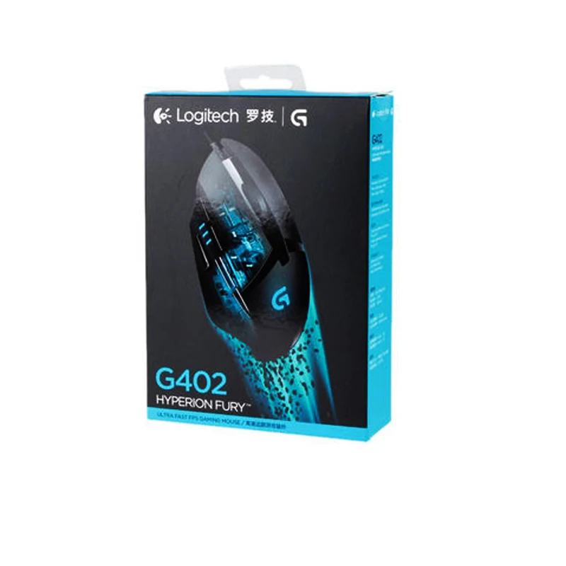 Проводная игровая мышь Logitech G402 геймерская с подсветкой 4000 точек/дюйм