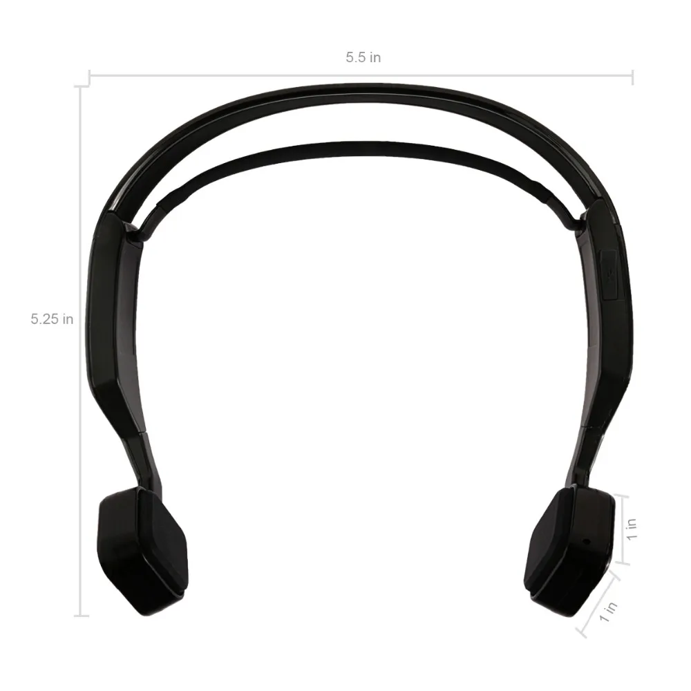 Костная проводимость Bluetooth стерео гарнитура спортивные наушники с микрофоном