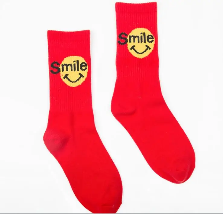 Носки со смайликом для скейтбординга роскошные хипстерские уличные носки с