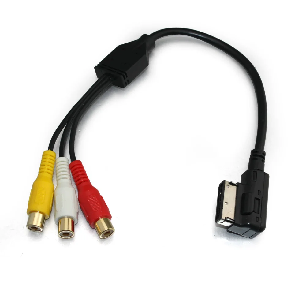 AtoCoto автомобильный 3 RCA аудио видео вход к AMI MMI преобразователь интерфейса