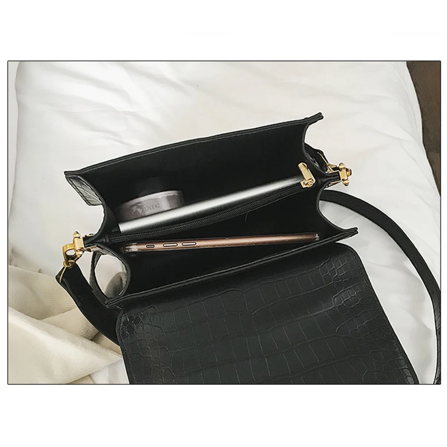 Повседневное Твердые Аллигатор небольшой лоскут кошелек Сумки Для женщин