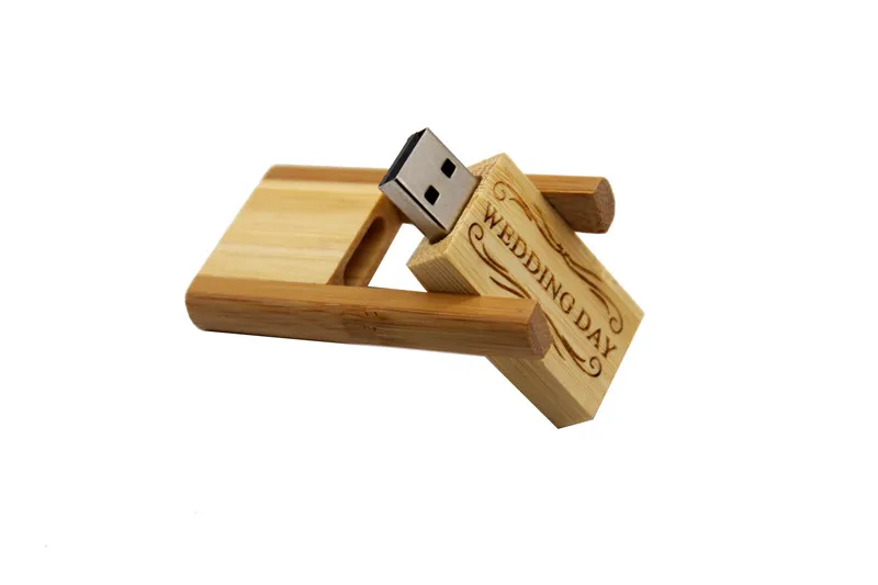 JASTER(10 шт. бесплатный логотип) Деревянный вращающийся USB деревянный usb флеш-накопитель Флешка 4 ГБ 16 ГБ 32 ГБ 64 Гб 128 Гб карта памяти