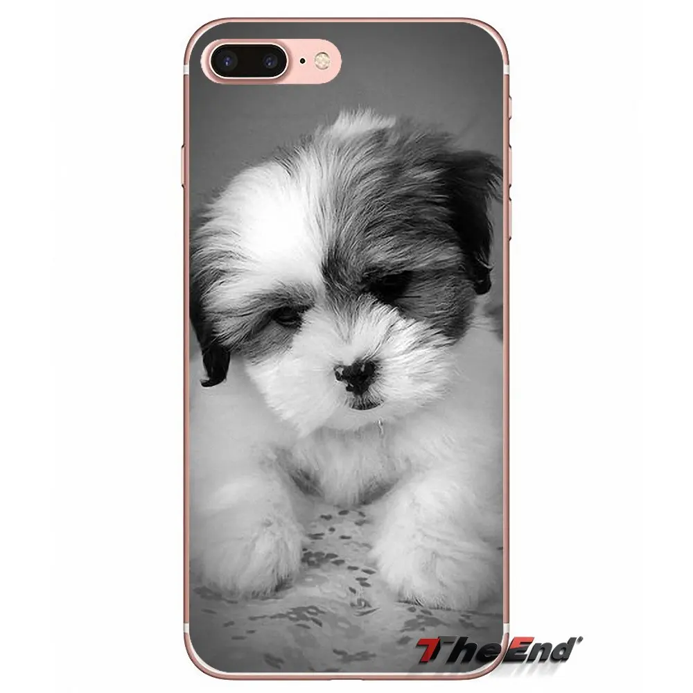 Тцу Shitzu собака с принтом на тему собак мягкий чехол для iPhone X 4 4S 5 5S 5C SE 6 6S 7 8 плюс samsung Galaxy J1 J3 J5 J7 A3 A5 - Цвет: images 6