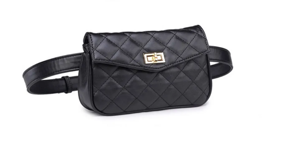 Модная женская поясная сумка для путешествий Женская однотонная на бедрах