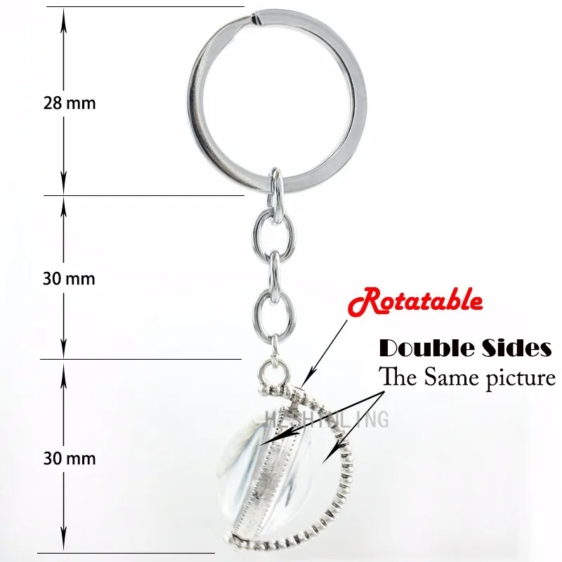 TAFREE модный двухсторонний брелок для ключей танцор кольцо ирландский