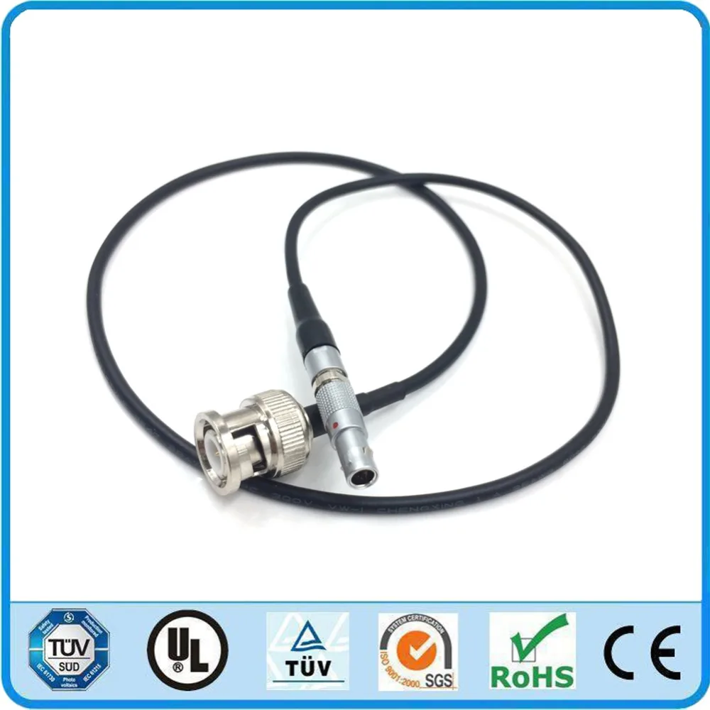 Код времени кабель с адаптером для Red Epic алый Камера прямой угол BNC разъем LEMO 00 4