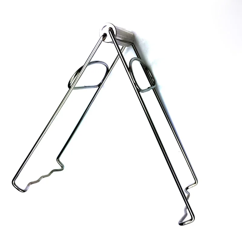 Кухня Нержавеющая сталь Чаша плиты выступающей Тонг зажим от ожогов клип печь Hot