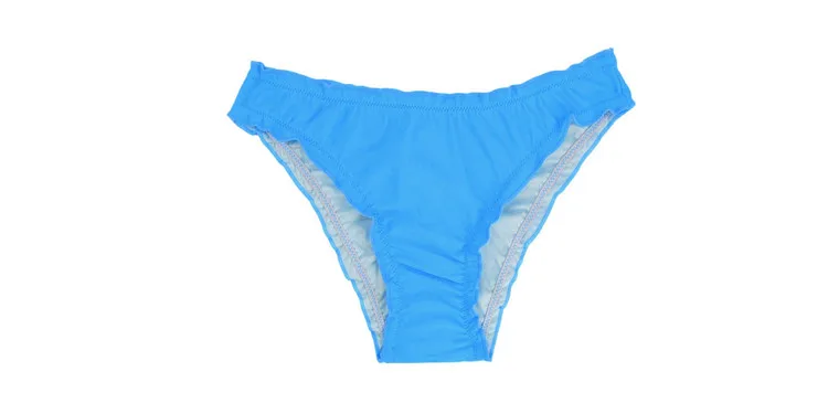 Женские Плавки пляжная низкая талия Chiffons Ruching летние бикини нижние палантины Сексуальная Микро одежда для плавания женские спортивные шорты B609
