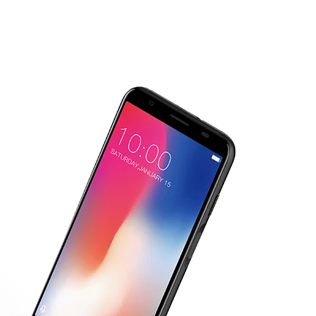 DOOGEE X55 Android 7,0 5,5 дюймов 18:9 HD MTK6580 четырехъядерный 16 Гб rom Двойная камера 8,0 МП 2800 мАч боковой сканер отпечатков пальцев Смартфон
